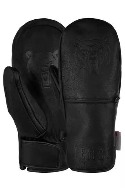 Купить Варежки TERROR - LEATHER Mitten (Black)