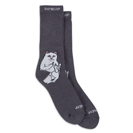 Купить Носки Ripndip Lord Nermal Socks Charcoal