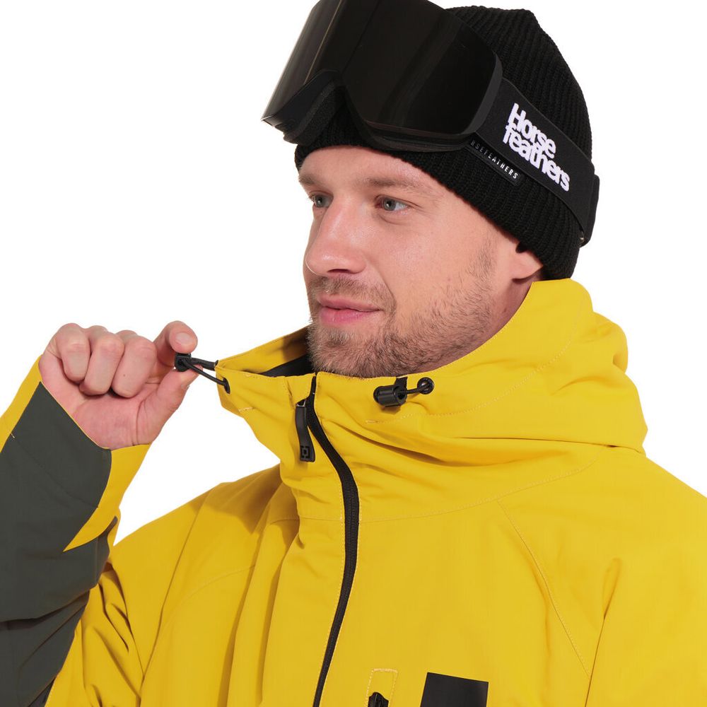 Куртка мужская сноубордическая Horsefeathers CROWN JACKET (sulphur)
