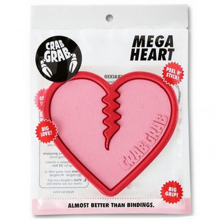 Купить Стомпэд для сноуборда CRABGRAB MEGA HEART (BUBBLEGUM)
