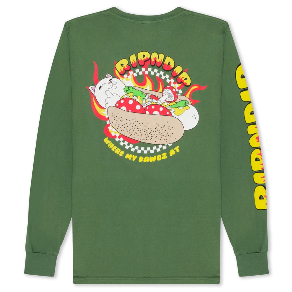 Лонгслив Ripndip Glizzy Long Sleeve (Olive)