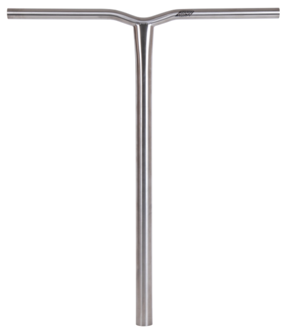 Руль Tech Team титановый Y-форма ZUBR 560x650 без пропила, 34,9 мм