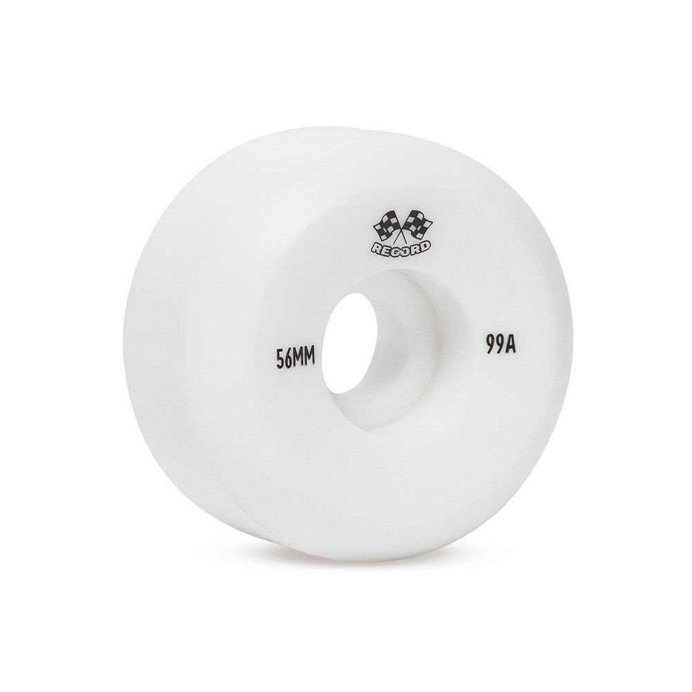 Колеса для скейтборда RECORD LOGO SPORT (White) 56MM 99A