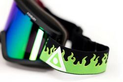 Маска ASHBURY BLACKBIRD GREEN FLAME