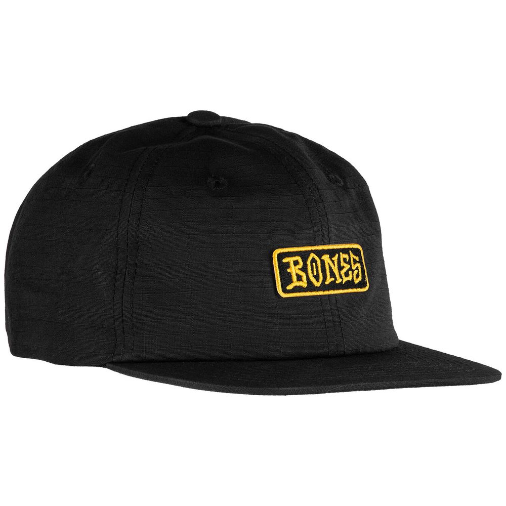 Кепка BONES HAT 6 PANEL (BLACK & GOLD BLK)