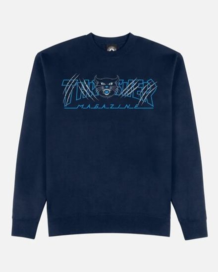 Купить Свитшот THRASHER GATO NAVY
