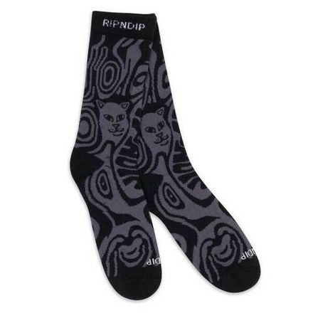 Купить Носки Ripndip Hypnotic Socks (Black)