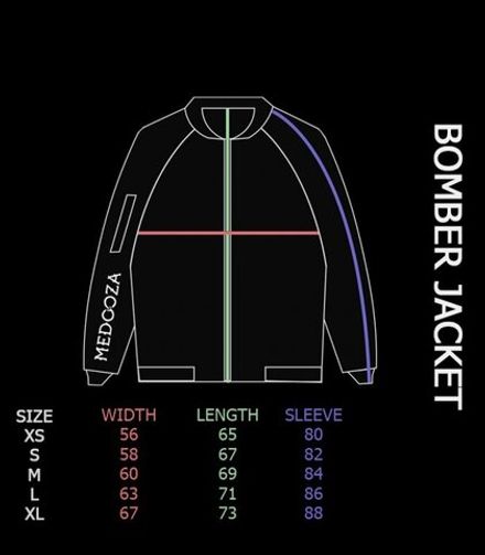 Купить Бомбер MEDOOZA "Mystic" (серо-черный)