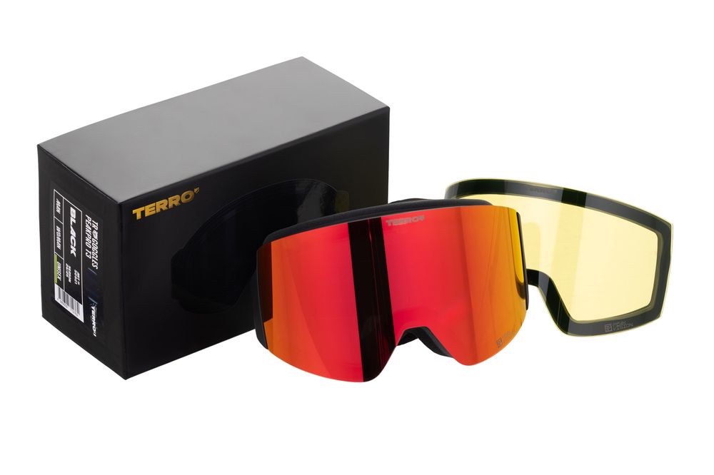 Маска TERRO T3- PEAKPRO Black-Red