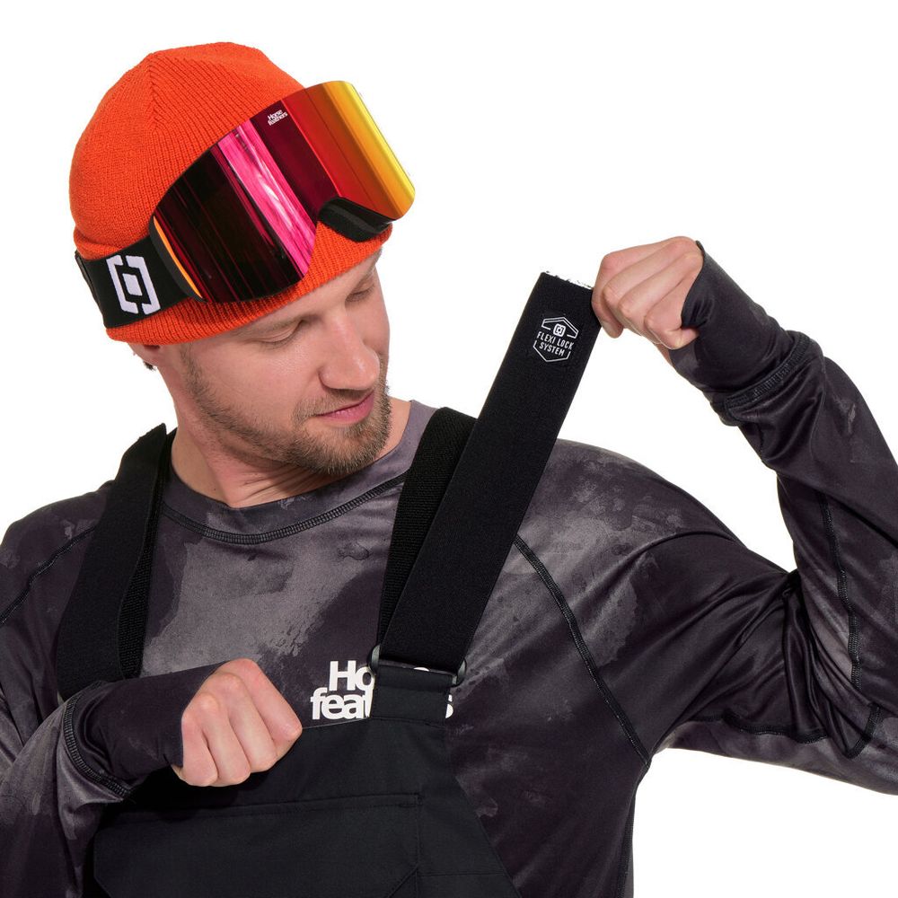 Полукомбинезон мужской сноубордический Horsefeathers TRANSFER PANTS (black)