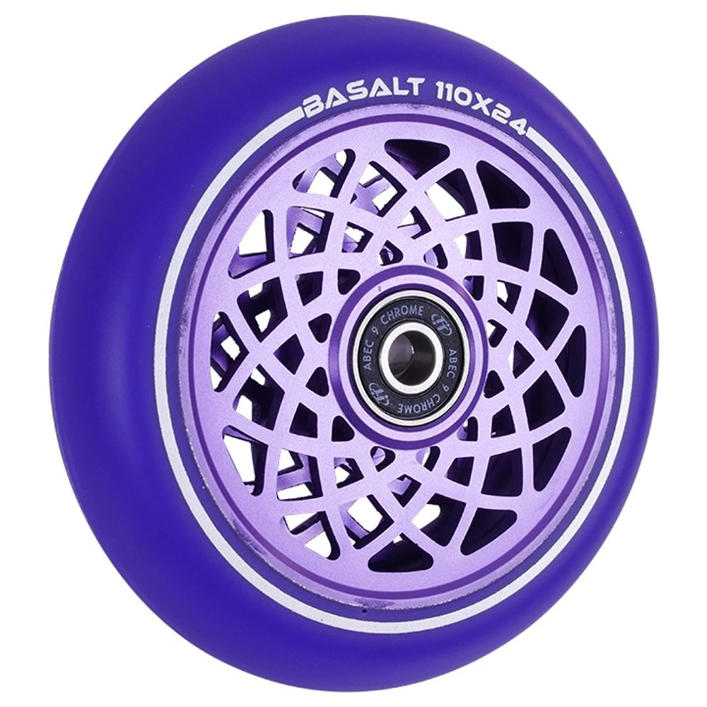 Колеса для трюкового самоката Tech Team 110*24мм, Basalt, purple