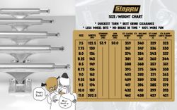 Подвески для скейтборда Slappy St1 Classic Polished (8.25)