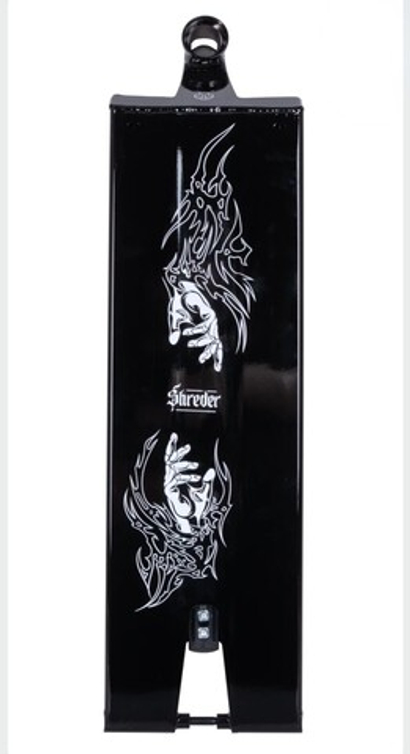 Дека для трюкового самоката Tech Team Shreder 7x23 (черный / black)