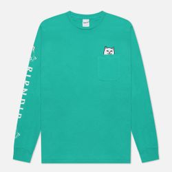 Лонгслив Ripndip Lord Nermal Pocket Tee Long Sleeve Teal