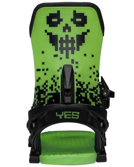 Купить Крепления для сноуборда YES Select Eiki Green Glow