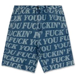 Шорты Ripndip Fuckin Fuck Denim Shorts (Medium Wash)