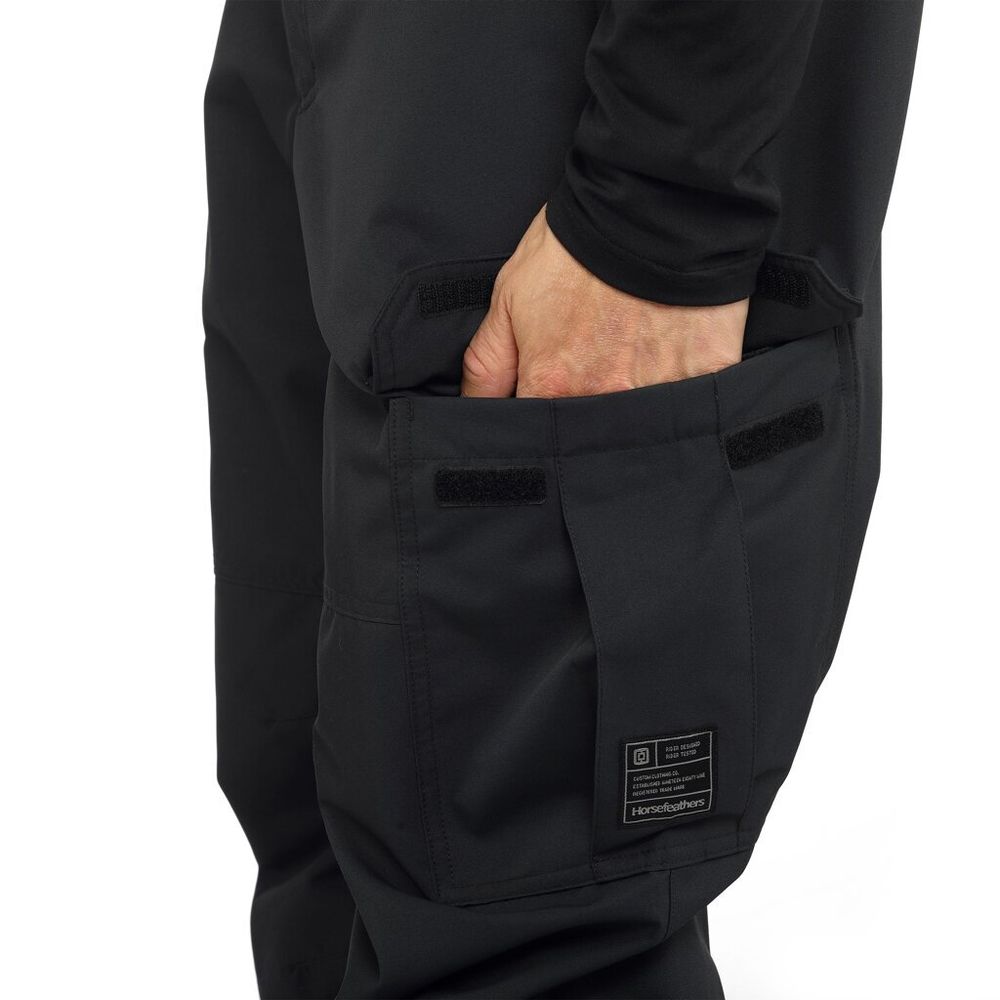 Штаны мужские сноубордические Horsefeathers ROWEN PANTS (black)