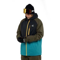 Куртка Horsefeathers CROWN JACKET (dark olive/tile blue)