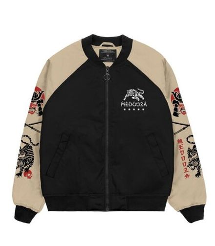 Купить Бомбер MEDOOZA "Super Tiger" (черно-бежевый)
