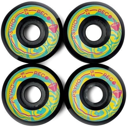 Колеса для скейтборда RECORD PSYHO V5 WHEELS (BLACK) 54MM 102A