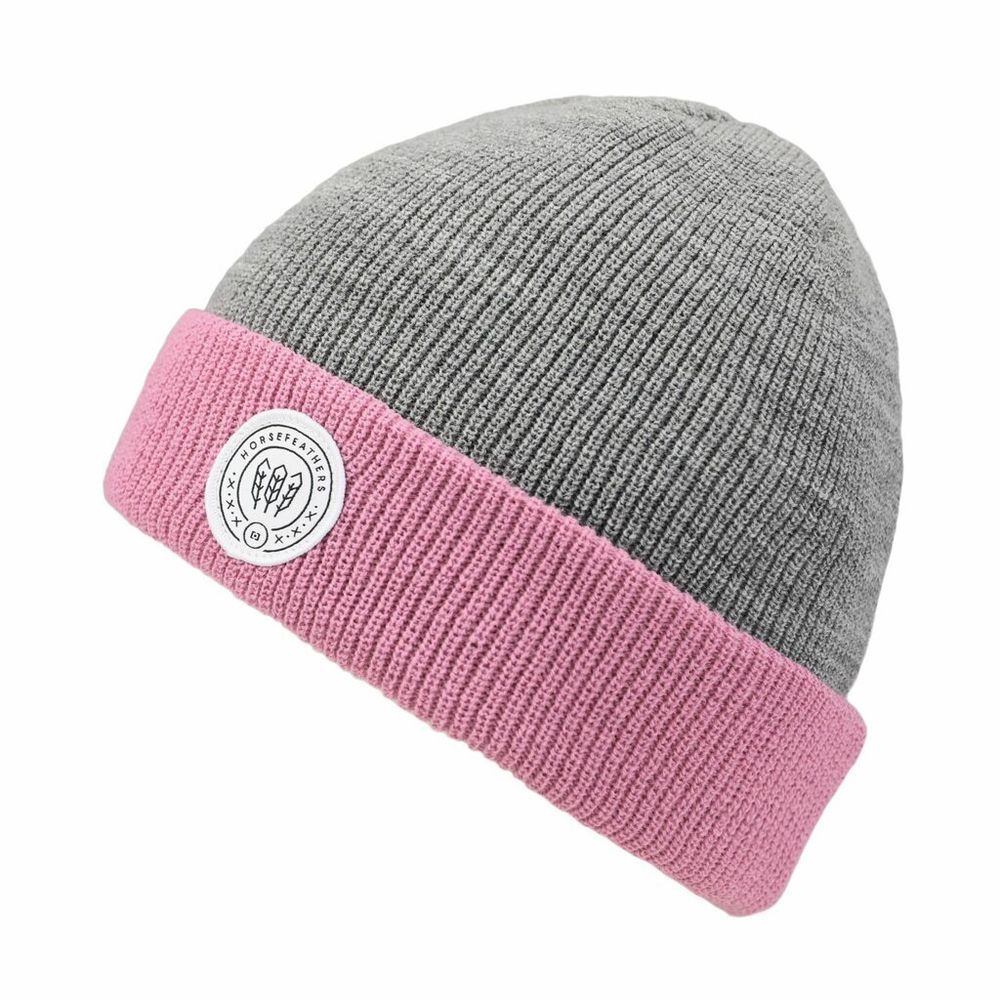 Шапка Horsefeathers MALIN BEANIE (gray melange)