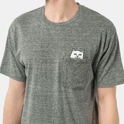 Футболка Ripndip Lord Nermal S/S Pocket Tee (Heather Grey)