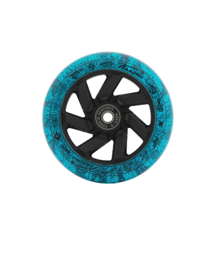 Купить Колеса для самоката Комета Вортекс Синий с блёстками / Черный