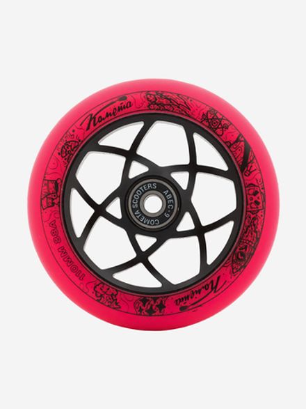 Купить Колеса для самоката Комета Атом Розовый / Черный