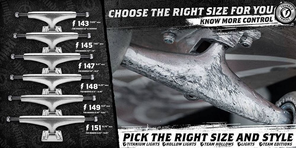 Подвески Thunder TH TRK HOLLOW POLISHED II (148)