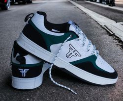 Кеды Fallen THE CREST - WHITE / BLACK / EMERALD
