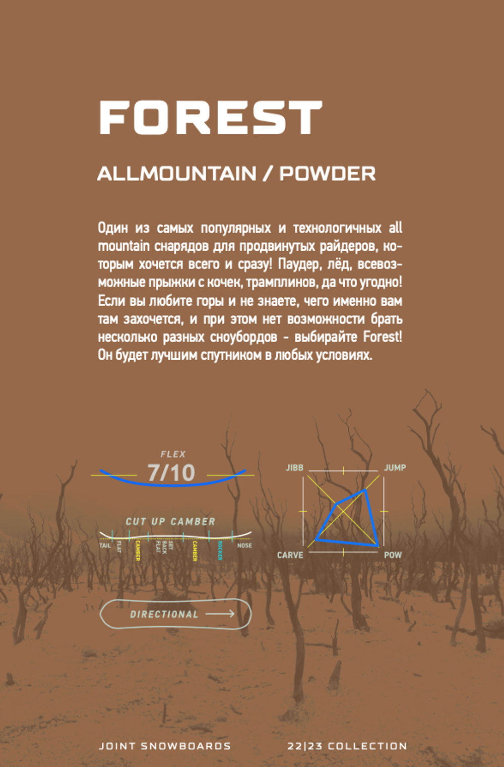 Сноуборд JOINT FOREST SNB 22-23