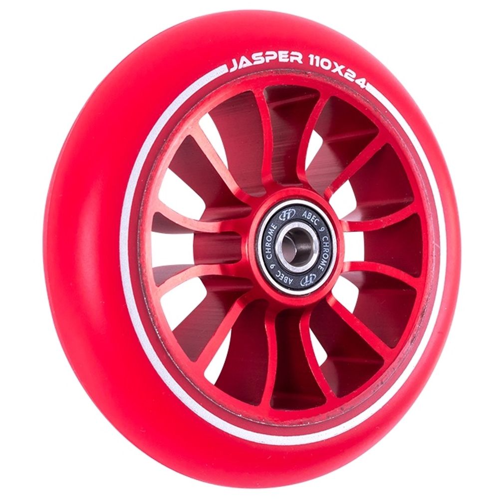 Колеса для трюкового самоката Tech Team 110*24мм, Jasper, red