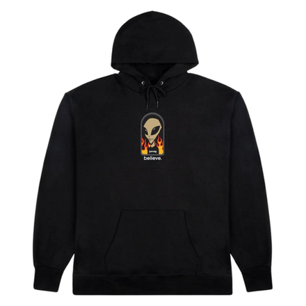Толстовка Thrasher X AWS - Believe Hoodie Black