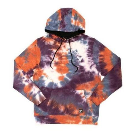 Толстовка Fallen ACID HOODIE - PURPLE / WHITE