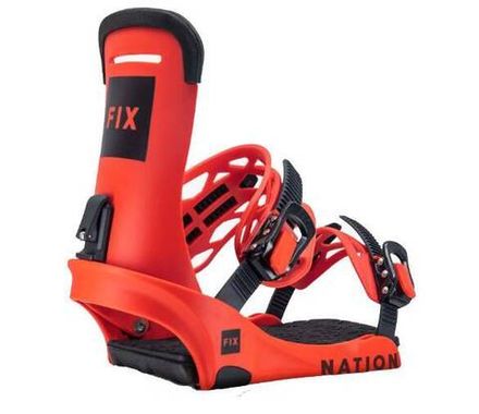 Купить Крепления для сноуборда Fix UNISEX ALL MOUNTAIN Snowboard Bindings National red