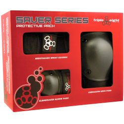 Защита комплект (колени, локти, запястья) Triple 8 Saver 3-Pack BLK