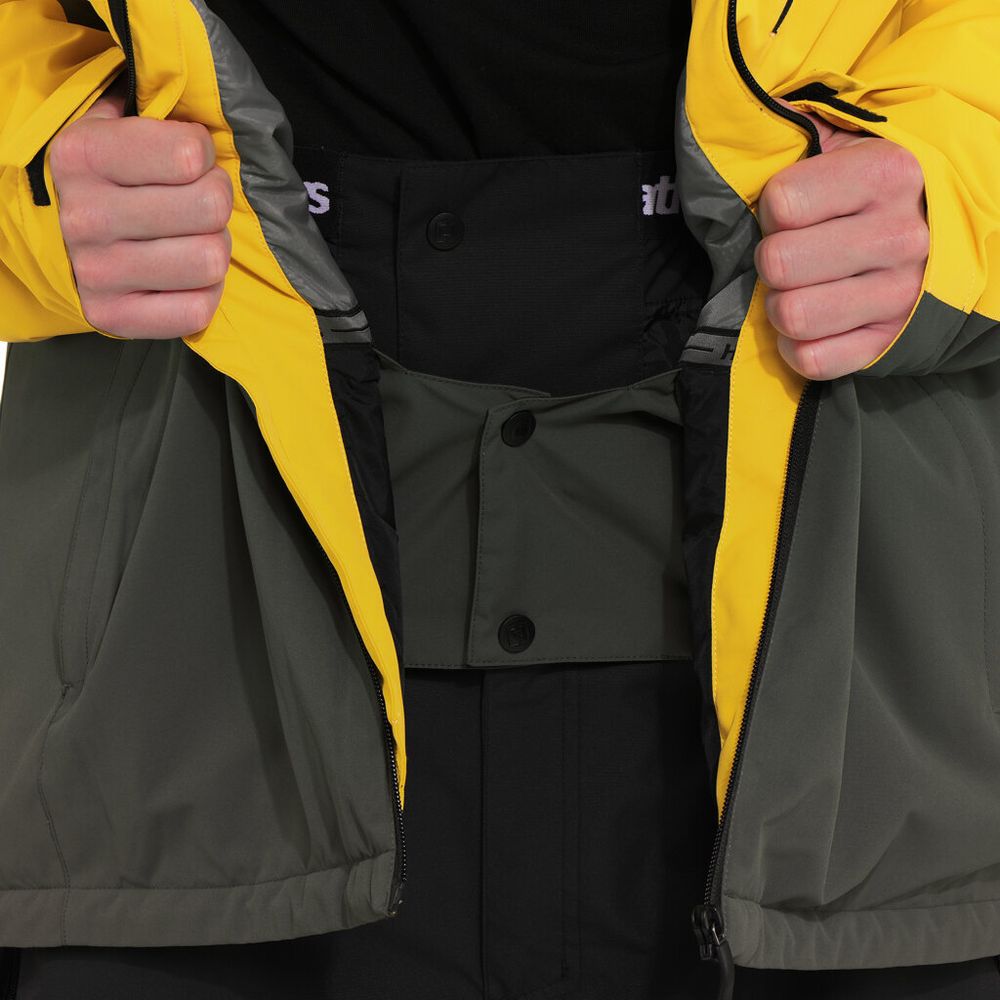 Куртка мужская сноубордическая Horsefeathers CROWN JACKET (sulphur)