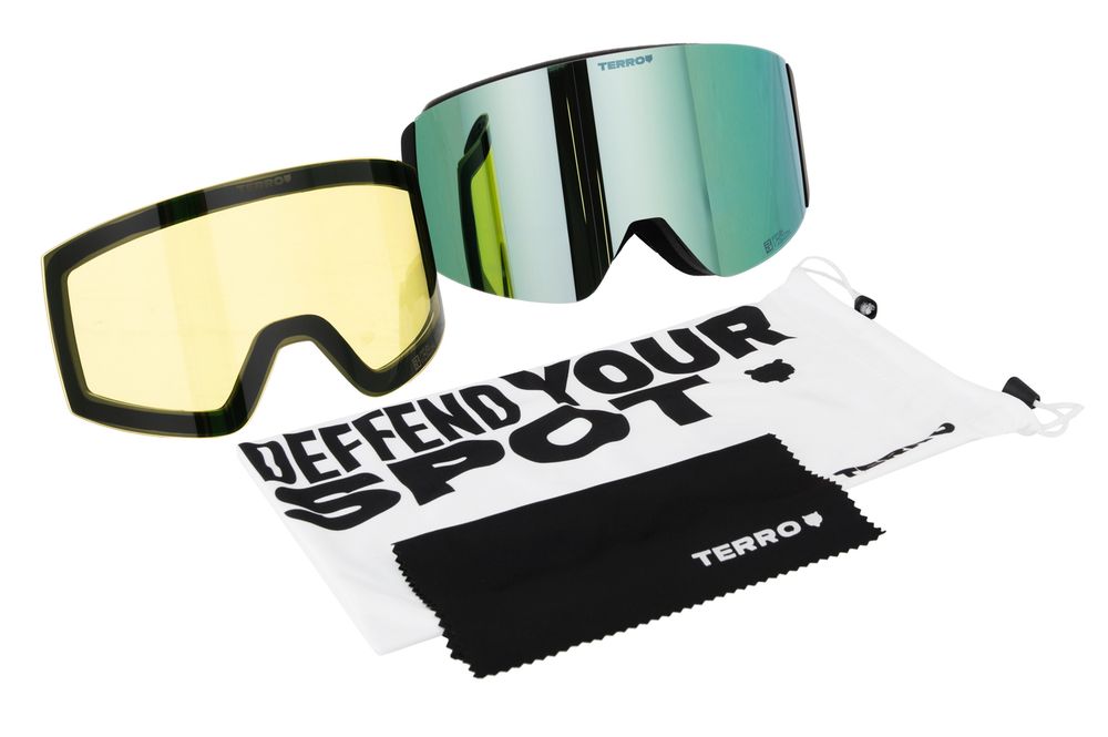 Маска TERRO T3- PEAKPRO Green