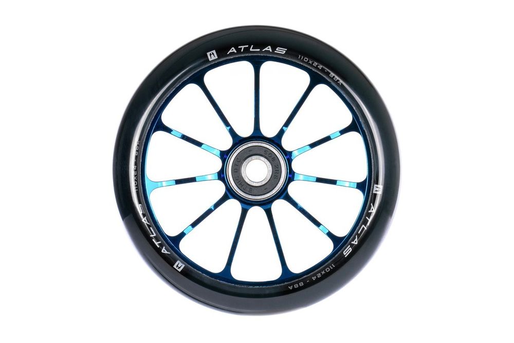 Колеса для трюкового самоката Ethic Atlas wheel 8 STD 110 mm chrome blue
