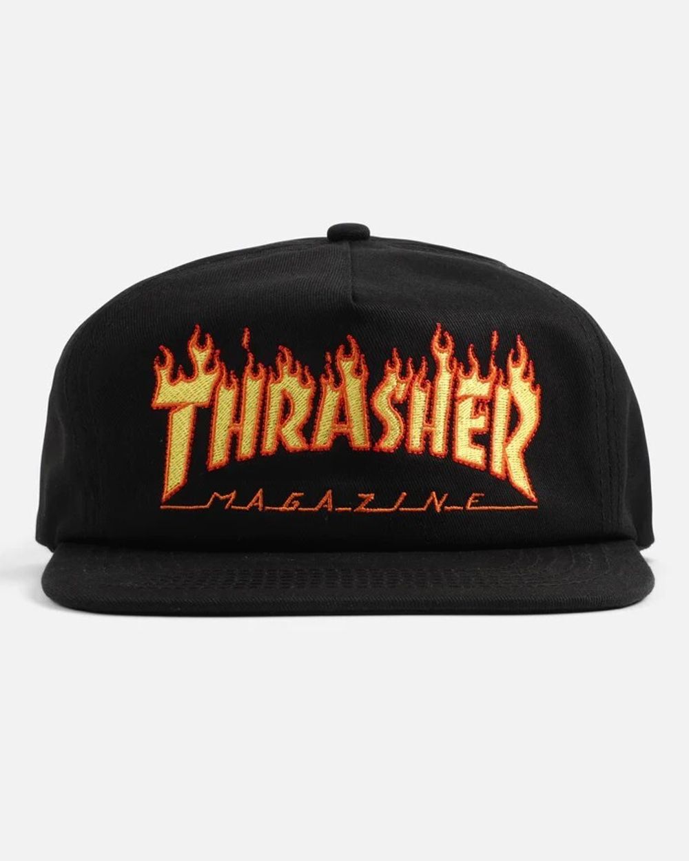 Кепка THRASHER FLAME EMBROIDERED BLACK