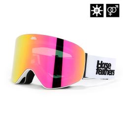 Маска Horsefeathers EDMOND GOGGLES (white/mirror pink)