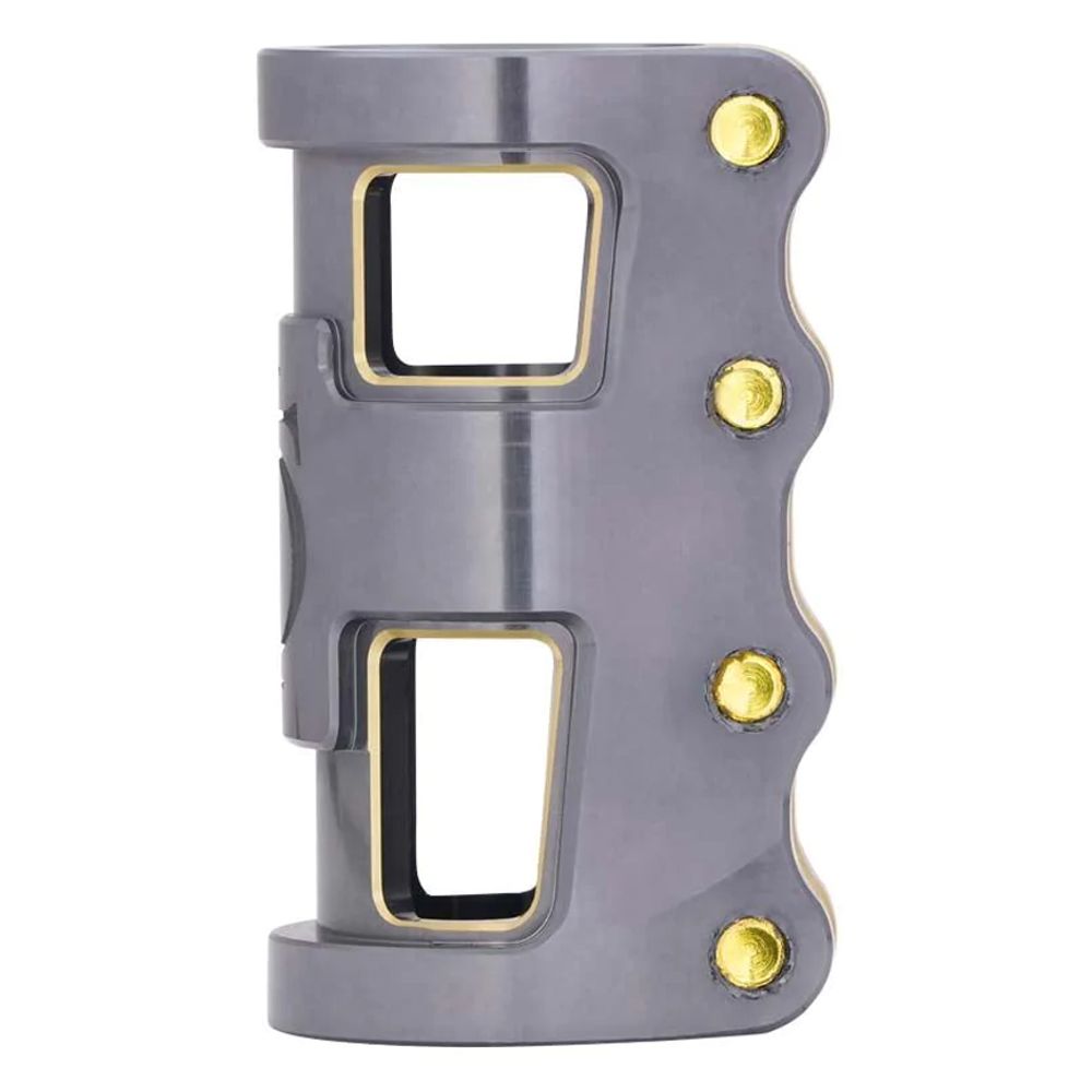 Зажим для трюкового самоката Oath Carcass SCS (серый / золотой)