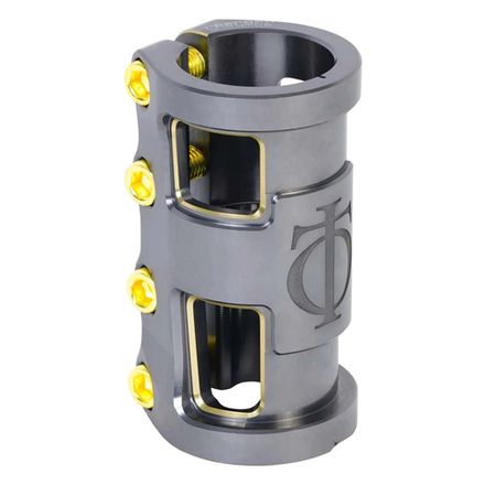 Купить Зажим для трюкового самоката Oath Carcass SCS (серый / золотой)