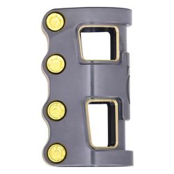 Зажим для трюкового самоката Oath Carcass SCS (серый / золотой)