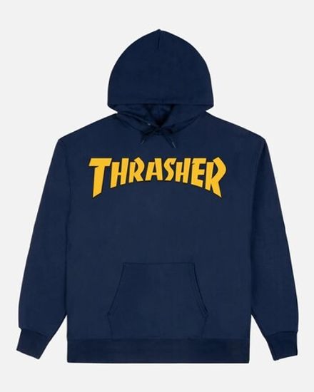 Купить Толстовка THRASHER COVER LOGO NAVY