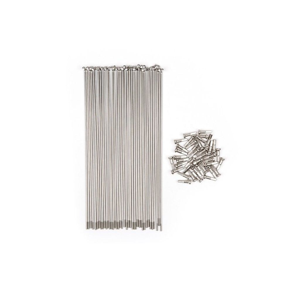 Спицы для BMX BSD 186mm REGULAR (PACK OF 40 & NIPPLES) STAINLESS