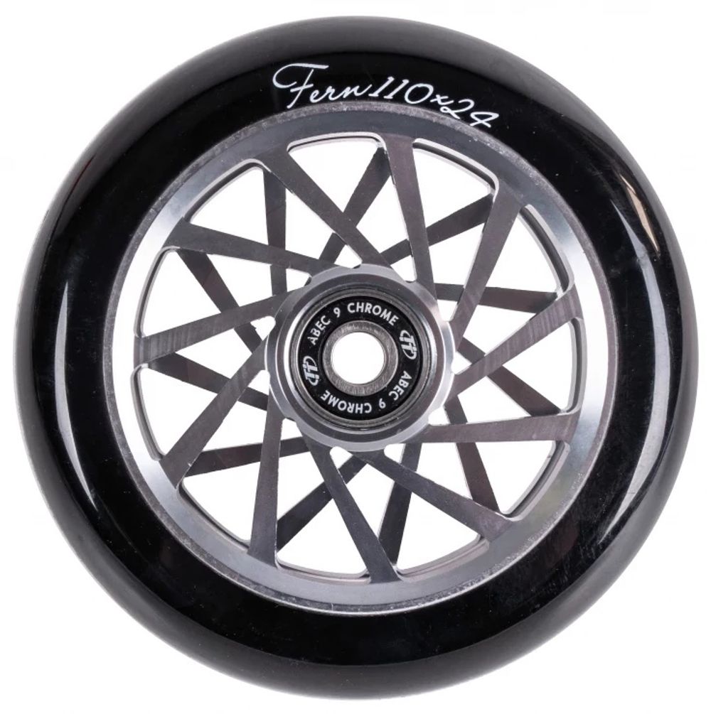 Колеса для трюкового самоката Tech Team 110*24мм, Fern, black