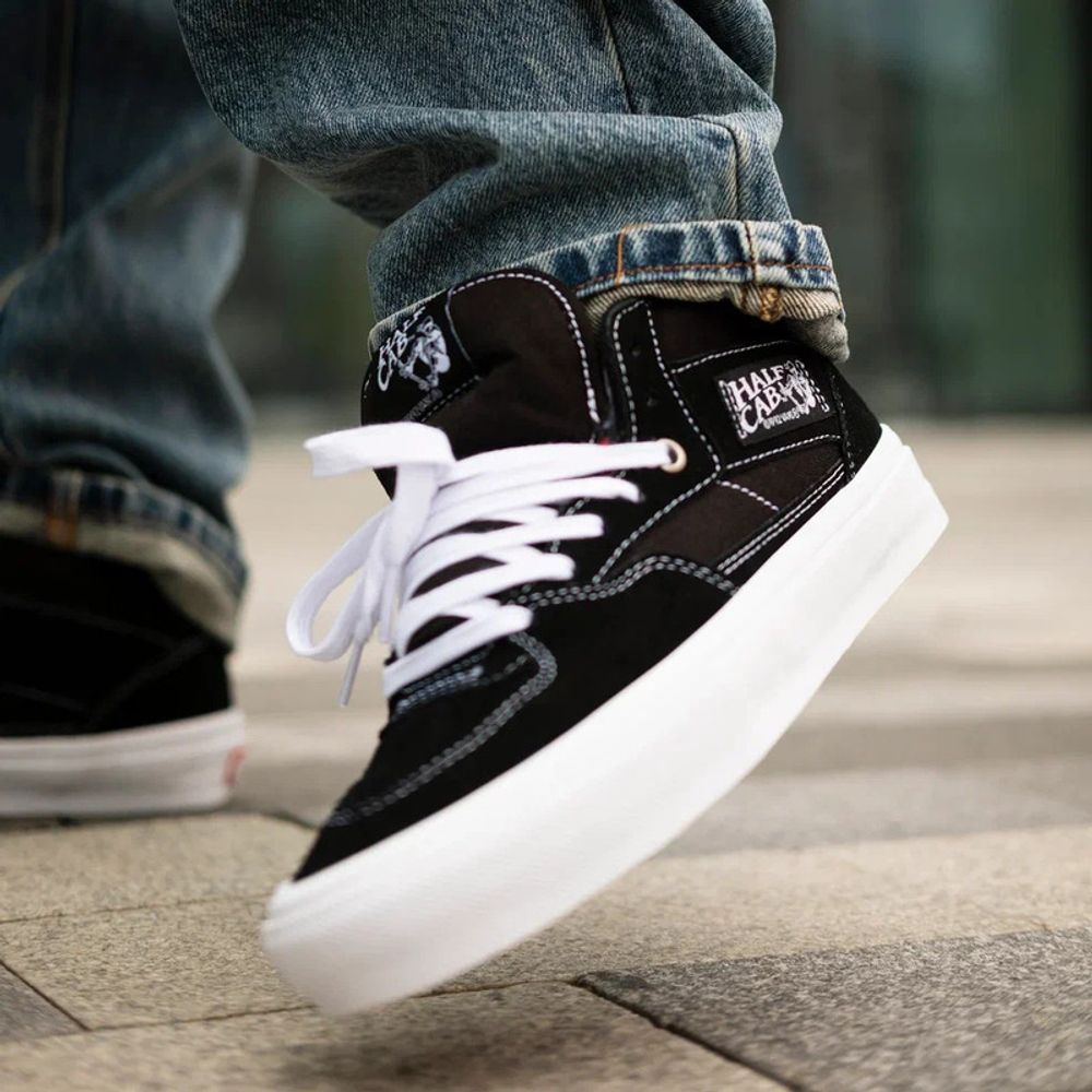 Кеды Vans MN SKATE HALF CAB Black/White