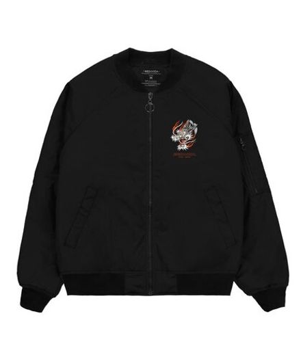 Купить Бомбер MEDOOZA "Dragon Head II" (черный)