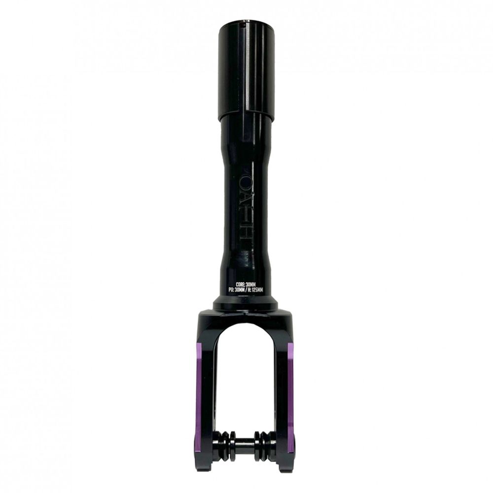 Вилка для трюкового самоката Oath Spinal SCS / HIC (черный / фиолетовый)